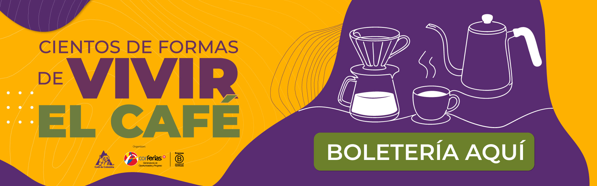 Banner Cafés de Colombia Expo